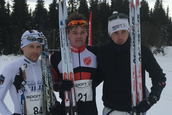 Martin Thon og Linda Helland vinnere av Madshus Skimaraton